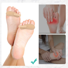Woanger toe straightener elastic band detail highlights secure toe support.