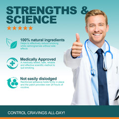 WOFANLI Patch Step 2 being applied to skin demonstrates easy, clean placement.