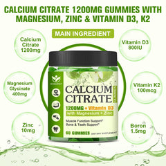 WOGORGT 1200mg ingredients list emphasizes magnesium and zinc for balance