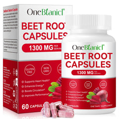 WOJBALMN Beet Root Capsules packaging close-up for daily heart support.