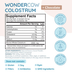WonderCow colostrum powder scoop for precise measurement