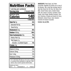 WonderSlim pizza flavor chips close-up highlights bold taste and satisfying crunch.