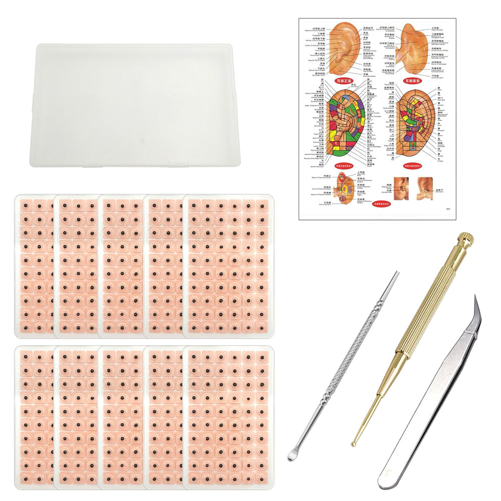 WOOPSOO ear seeds kit with 600 seeds for convenient at-home acupressure