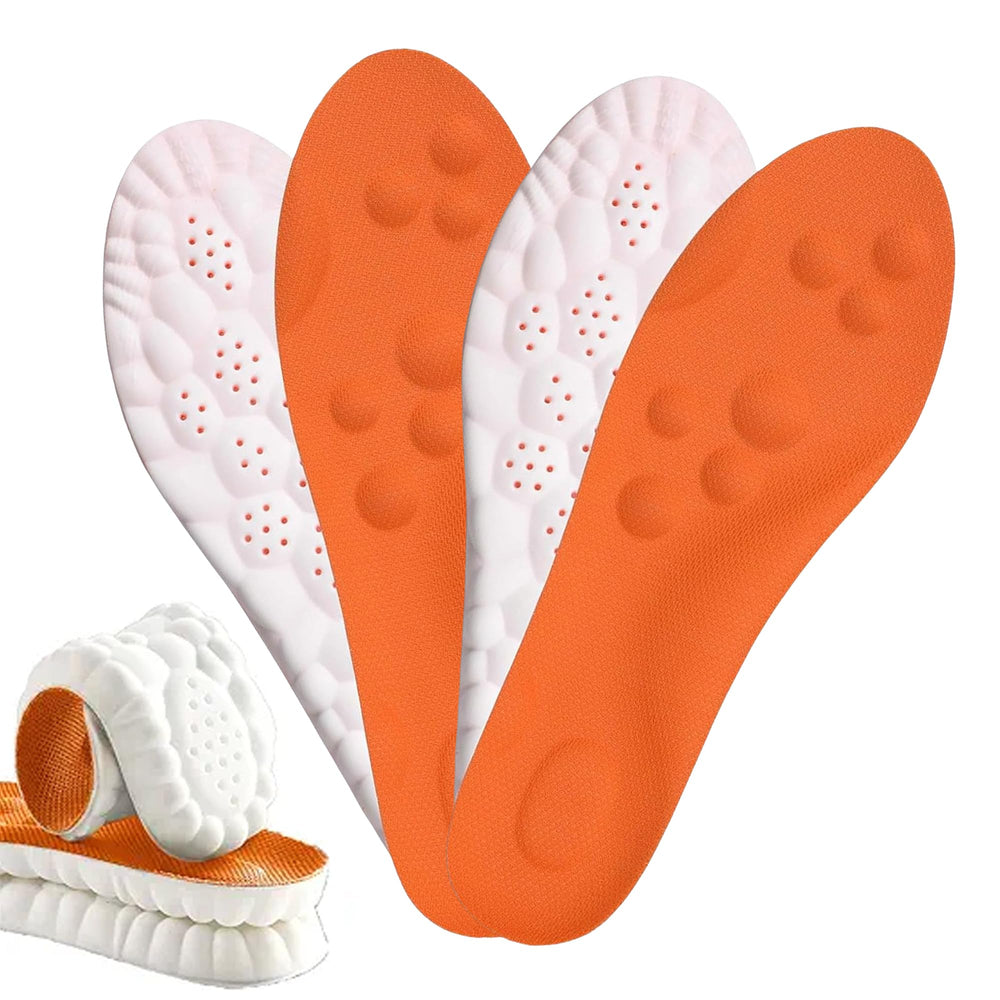 Worzwin 2-pairs insoles package, compact and convenient for travel comfort.