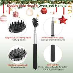 WOVTE back scratcher detachable heads for versatile textures and sensations