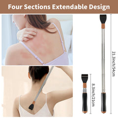 Garras de masaje antirrotación WOVTE para un rascar suave y estable.