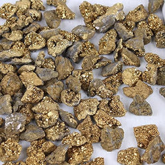 Wowagoga pyrite-reiki ceremony stone with warm golden sheen for energy work.
