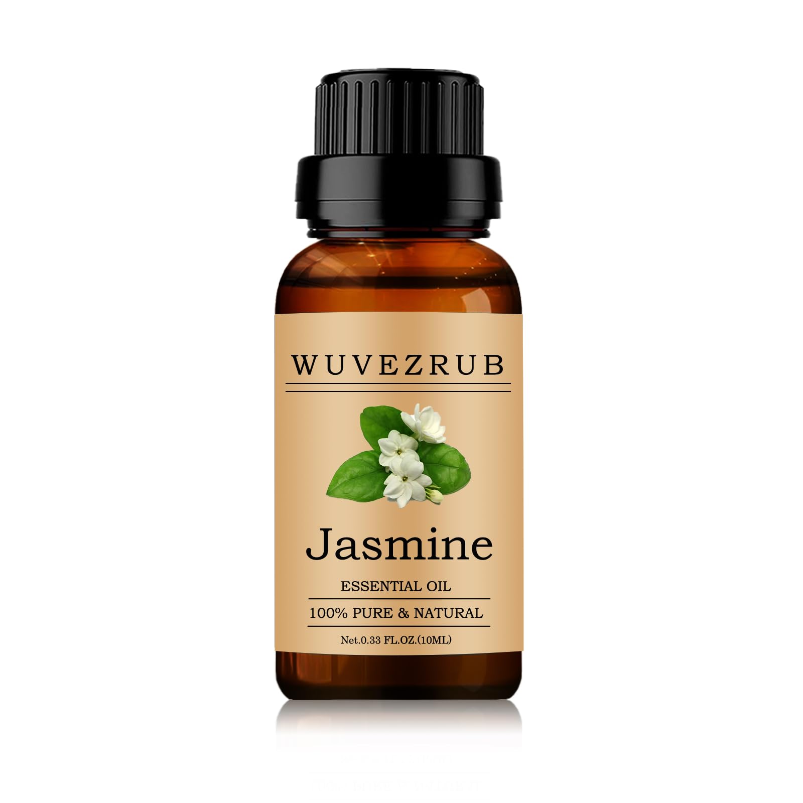 Wuvezrub Jasmine: frasco de aceite esencial de 10 ml para aromaterapia.