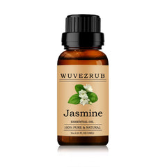 Wuvezrub Jasmine: frasco de aceite esencial de 10 ml para aromaterapia.