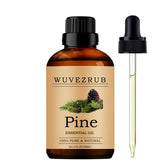 Wuvezrub Pine Essential Oil bottle for pure aroma and versatile use.