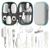 WXA Baby Grooming Kit 14-in-1 contents organized for at-home care.
