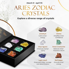 Wyspell Aries citrine stone with warm glow for creativity