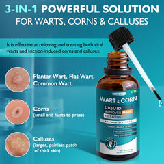 WYXTRO plantar wart remover on foot shows targeted treatment on weight-bearing areas.