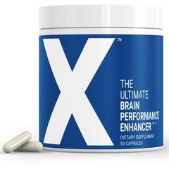 X Clear Brain Fog bottle shown for sharper focus and mental clarity.