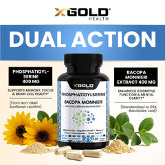 X Gold Health vegan-friendly formula packaging conveys allergen-free design and trust.