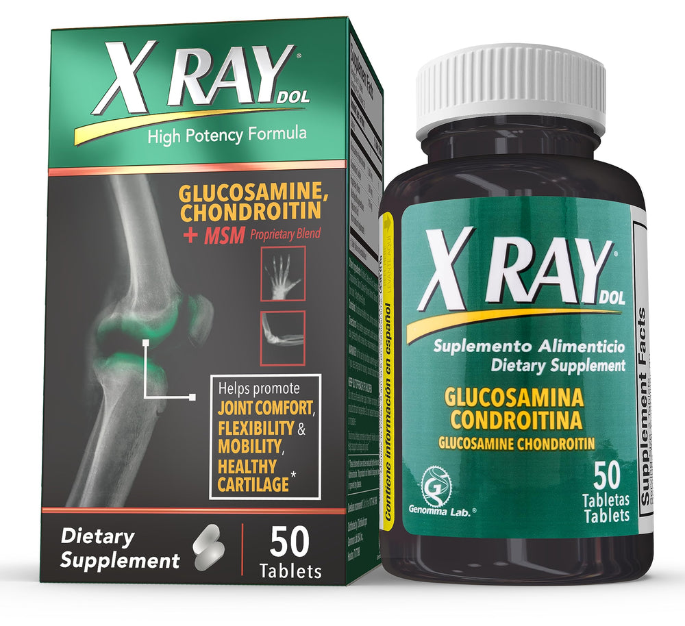 X Ray Dol joint supplement bottle front for daily joint support and mobility.
