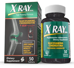 X Ray Dol joint supplement bottle front for daily joint support and mobility.