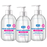 X3 Clean fragrance-free foaming sanitizer bottle front