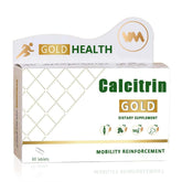 XCFXCF Calcitrin Gold bottle pour demonstrates easy daily use for mobility support.