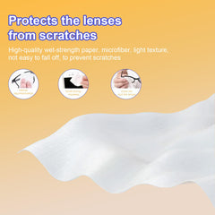 xflyxin lens wipes safe cleaning for coated lenses on various devices.