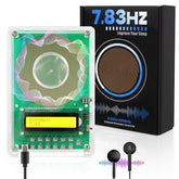 XIKDS adjustable frequency generator displaying 7.83Hz sleep mode for calmer evenings.