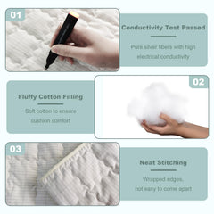 XINHUSU grounding mat for reading and relaxation sessions.