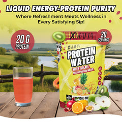 XMafia Protein Water sugar-free label highlights keto-friendly option