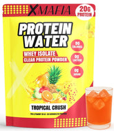 XMafia Protein Water Tropical Crush bottle for refreshing hydration after workouts