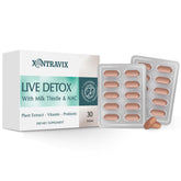 Xontravix Liver Detox bottle front for daily liver support