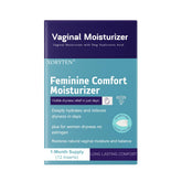 XORYTEN box packaging displays a discreet, hormone-free vaginal moisturizer for daily comfort.