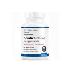 XORYTEN sciatic capsules bottle — premium packaging for daily nerve support.