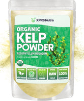 XPRS Nutra organic kelp powder bottle for convenient daily supplement.