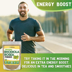 XPRS Nutra Rhodiola tea infusion highlighting relaxing ritual and aroma.