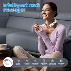 Xpudding heating therapy at 107.6°F provides relaxing neck warmth.