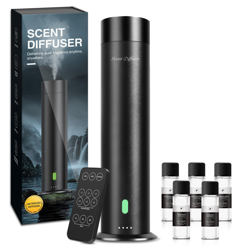 XspideM waterless diffuser front view enhances hotel ambiance with lasting fragrance.