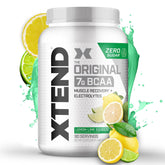 Xtend Original BCAA powder bottle ready for hydration and recovery after training.
