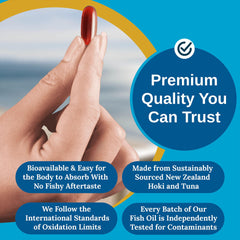 Xtendlife Omega 3 QH CoQ10 ubiquinol presentation suggests added energy and heart-friendly support