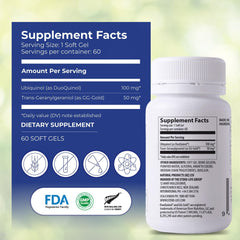 Xtendlife Xtend-Quinol packaging and box highlighting quality and 2 month supply.