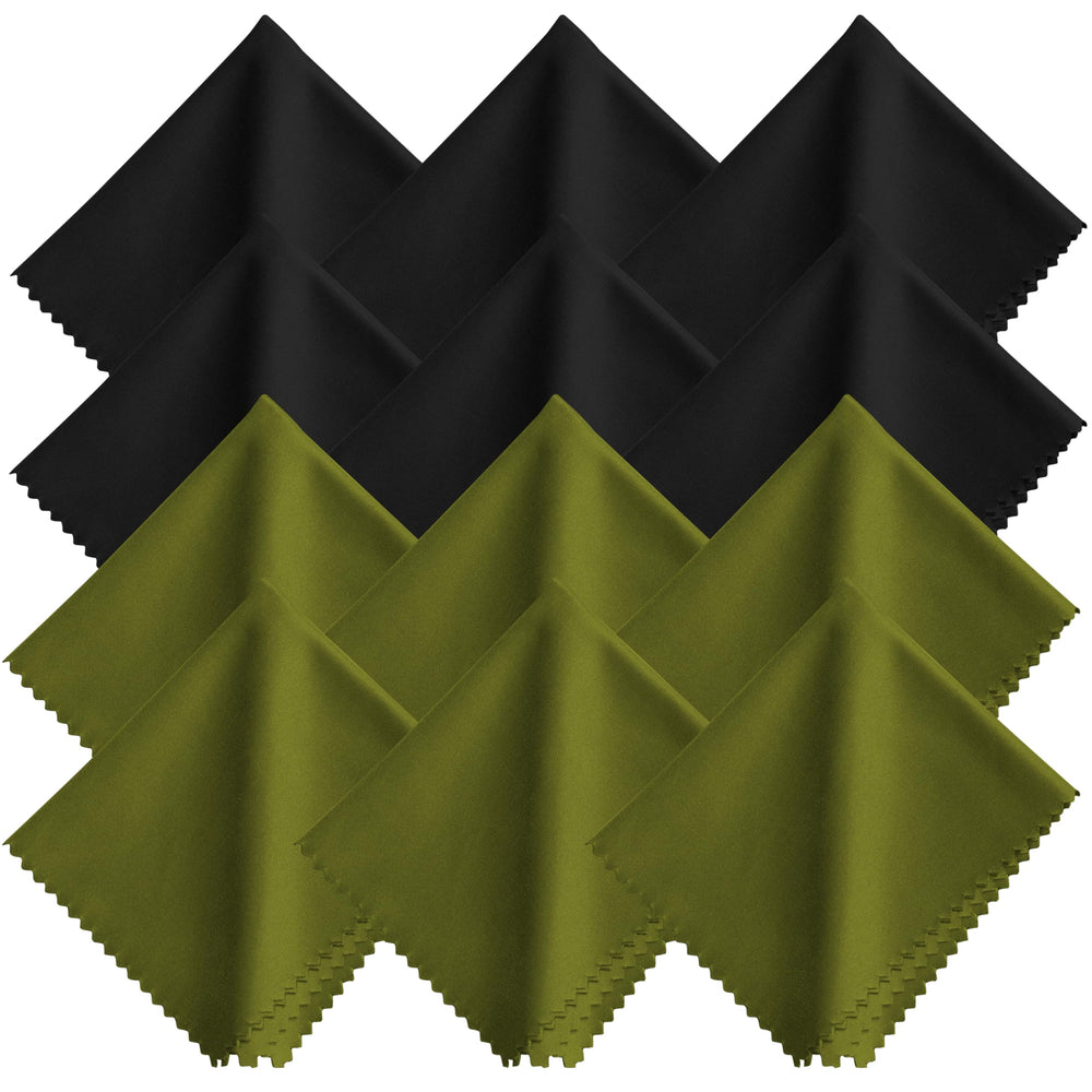 XTHEL paño microfibra negro para lentes, envuelto individualmente para evitar polvo