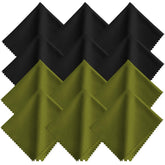 XTHEL paño microfibra negro para lentes, envuelto individualmente para evitar polvo