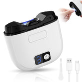 Xubioooo 3in1 electric nail clipper white front view for easy at-home grooming