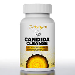 Xucivik Advanced Candida Cleanse bottle front showing capsules for daily gut balance