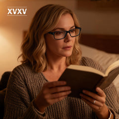 XVXV lightweight frame designed for comfortable all-day wear and travel.