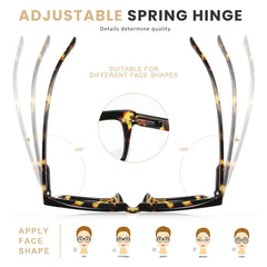 XVXV spring hinge close-up highlighting flexible, secure fit