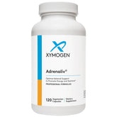 Xymogen Adrenaliv bottle hero highlighting adrenal support ingredients.