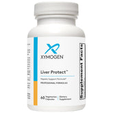 XYMOGEN Liver Protect bottle on display, supporting liver health and detox support.