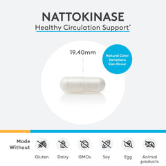 XYMOGEN nattokinase capsules close-up for easy daily intake.