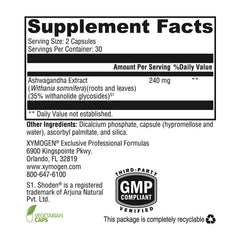 Shoden 35% withanolide glycosides label showing standardized extract quality.
