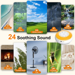 XYNGU seven-color night light with adjustable brightness for bedtime routines.