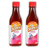 Yahve cherry-flavored cod liver oil emulsion bottle supports daily nutrition for kids.
